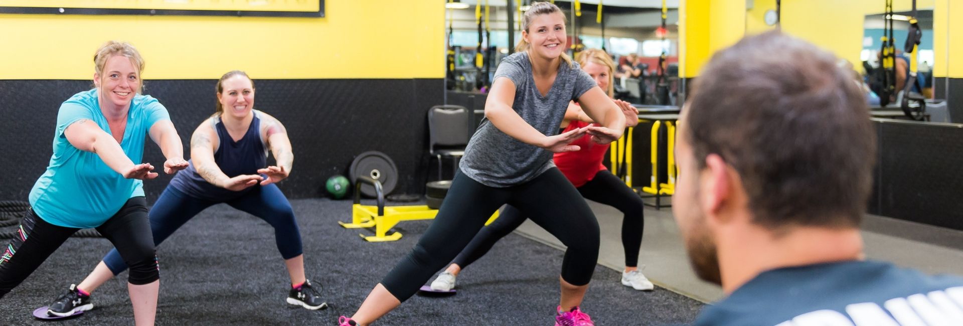 people stretching before workout